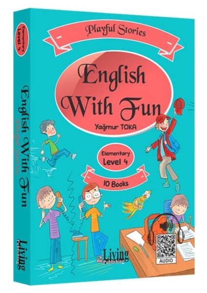 English With Fun Level 4 - 10 Kitap - Playful Stories
