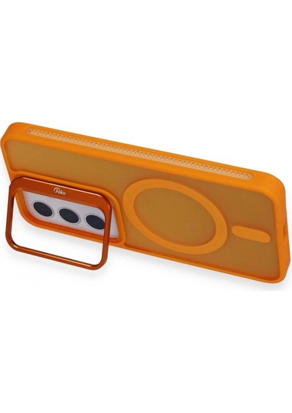 Ieg Samsung Galaxy S24 Plus Flet Lens Magsafe Kapak - Turuncu fiyatları
