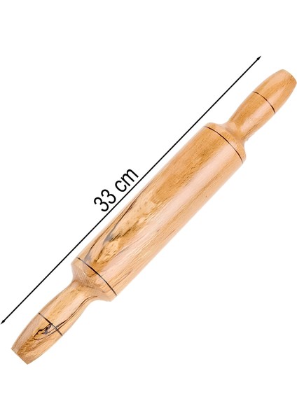 Ahşap Merdane Hamur Açma Merdanesi - 33 cm Küçük Mutfak Merdanesi fırsatları