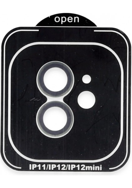 Ieg iPhone 11 Pvd Metal Kamera Lens - Yeşil