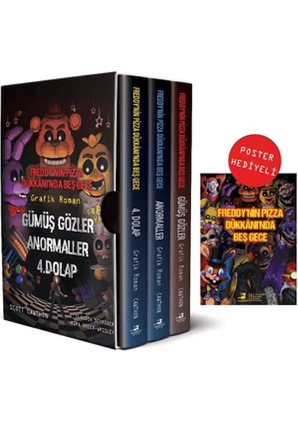 Freddy'nin Pizza Dükkanında Beş Gece Çizgi Roman Poster Hediyeli
