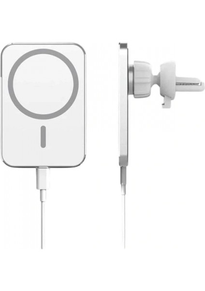 Ieg Kablosuz Şarj Aleti Magsafe Araç Içi Manyetik Şarj 15W Ios Uyumlu modelleri