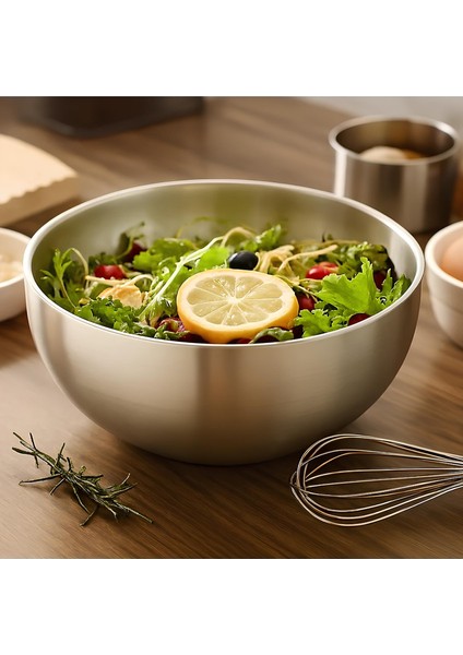 Çift Cidarlı Kase - Inox Çelik 4 Lü Kase Seti Kase fiyatları