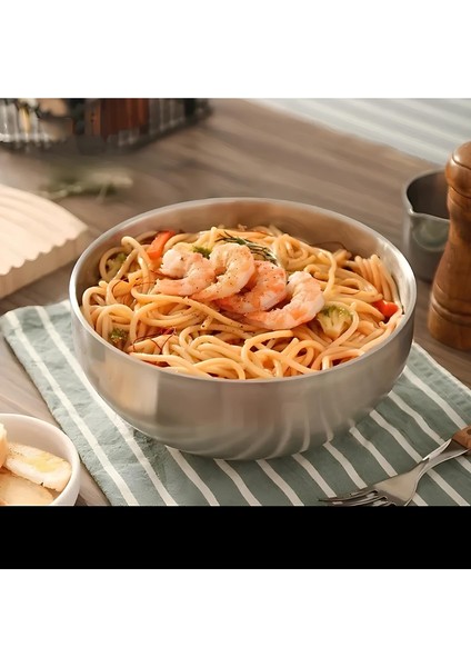 Çift Cidarlı Kase - Inox Çelik 4 Lü Kase Seti Kase modelleri