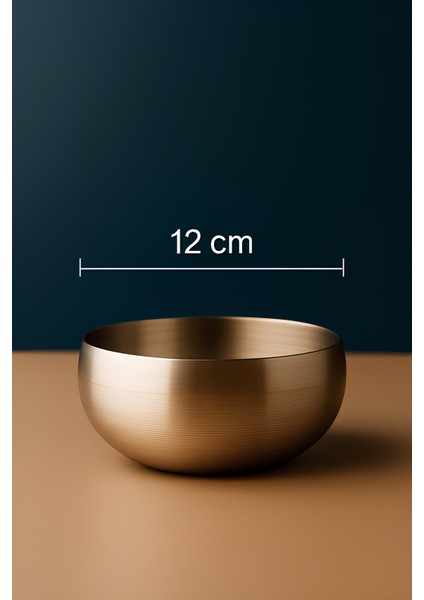 Çift Cidarlı Kase - Inox Çelik 4 Lü Kase Seti Kase fırsatları