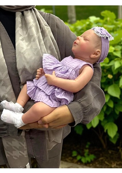 43 cm Aksesuarlı Gerçekçi Bebek %100 Silikon Yumuşak Doku Aksesuarlı Bebek-Soft fiyatları