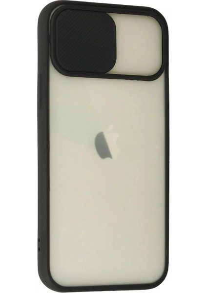 Ieg iPhone 12 Kılıf Palm Buzlu Kamera Sürgülü Silikon - Siyah fiyatları