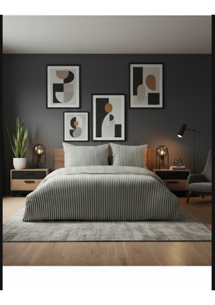 Çift Taraflı Çift Kişilik Nevresim Takımı