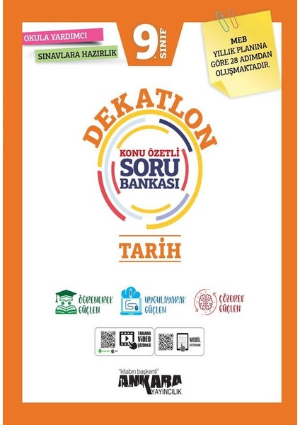 9. Sınıf Tarih Dekatlon Konu Özetli Soru Bankası fiyatları