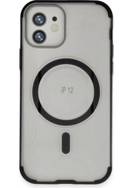 Ieg iPhone 12 Hilton Magsafe Kapak - Siyah