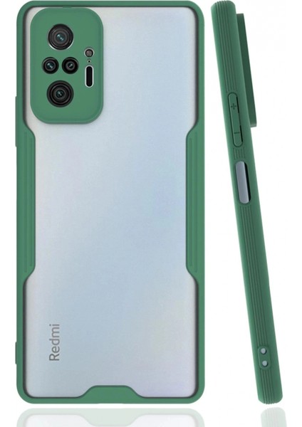 Ieg Xiaomi Redmi Note 10 Pro Kılıf Platin Silikon - Yeşil