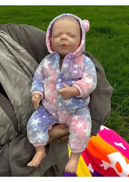 43 cm Aksesuarlı Gerçekçi Bebek %100 Silikon Yumuşak Doku Aksesuarlı Bebek-Soft Yumuşak fiyatları