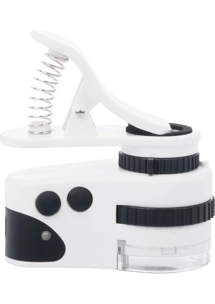 60X Mini Cep Telefonu Için Mandallı Mikroskop Uv Ledli Büyüteç Model AL2431 - Lisinya fırsatları