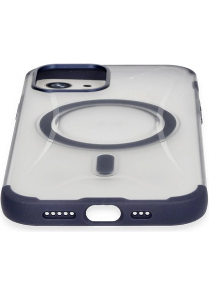 Ieg iPhone 12 Hilton Magsafe Kapak - Lacivert modelleri