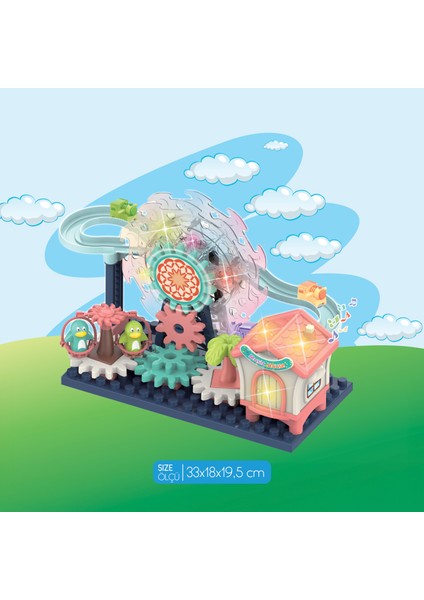 Işıklı ve Sesli Dönme Dolaplı Penguenli Lunapark Oyun Seti fiyatları