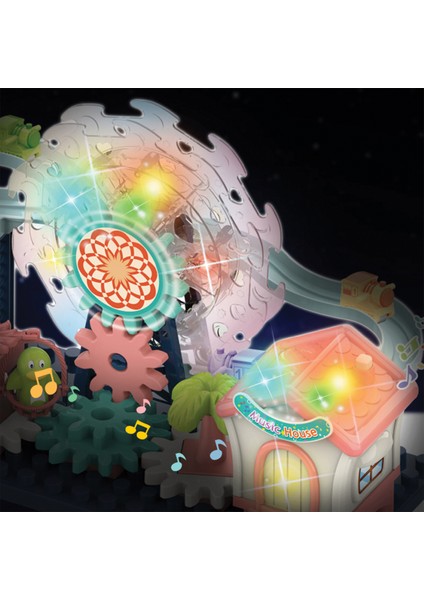 Işıklı ve Sesli Dönme Dolaplı Penguenli Lunapark Oyun Seti fırsatları