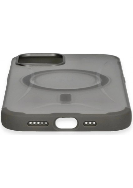 Ieg iPhone 12 Hilton Magsafe Kapak - Titan Gri modelleri