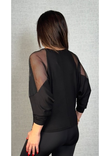 Kadın Omuzları File Detay Fakir Kol Bluz fırsatları