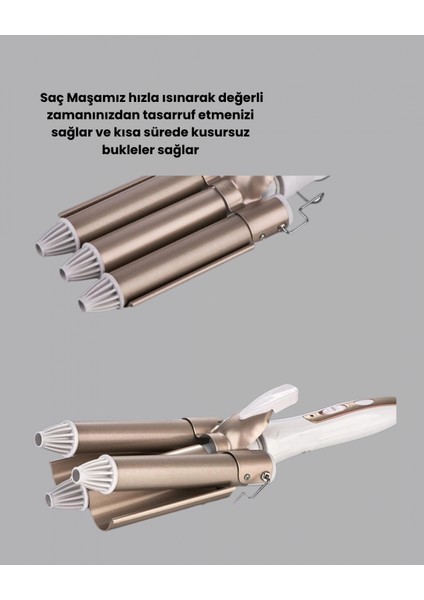 - Her Saç Tipine Uygun, Hızlı Isınan Bukle Yapıcı – Evde Kuaför Kalitesinde Sonuç fırsatları