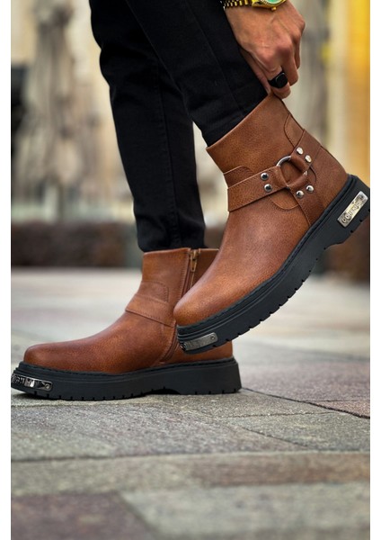 Yukon Premium Fermuarlı Kışlık Erkek Bot Postal Taba fiyatları