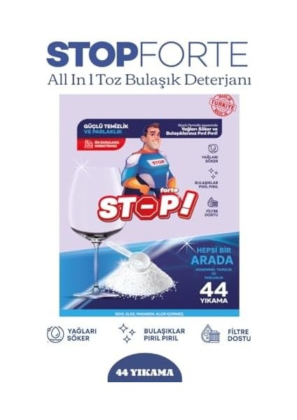 Stop Forte Toz Bulaşık Deterjanı fiyatları