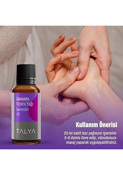 TALYA%100 Saf Lavanta Uçucu Yağı 10ML - Cilt Bakımı - Difüzör Için Aromaterapi Yağı modelleri
