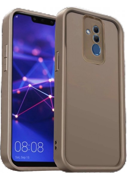 Huawei Mate 20 Lite Kılıf Viera Silikon - Kahverengi