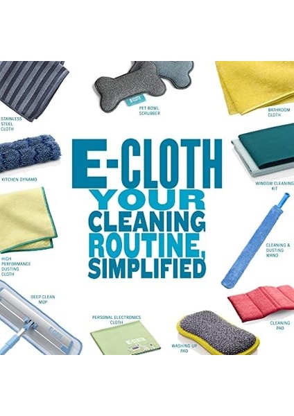 E-Cloth Flexi-Edge Zemin ve Duvar Silgisi, Zemin Temizliği Için Yeniden Kullanılabilir Toz Alma Paspası, Zemin Temizleyici, Harword, Fayans, Laminat ve Diğer Sert Yüzeyler Için Ideal, 100 Yıkama modelleri