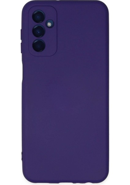 Samsung Galaxy M23 Kılıf Nano Içi Kadife Silikon - Mor