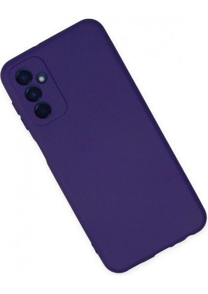 Samsung Galaxy M23 Kılıf Nano Içi Kadife Silikon - Mor fiyatları