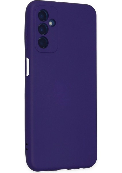 Samsung Galaxy M23 Kılıf Nano Içi Kadife Silikon - Mor modelleri