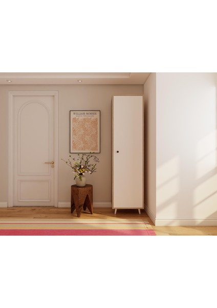 Harput Tek Kapaklı Çok Amaçlı Banyo Dolabı Kotonvizon