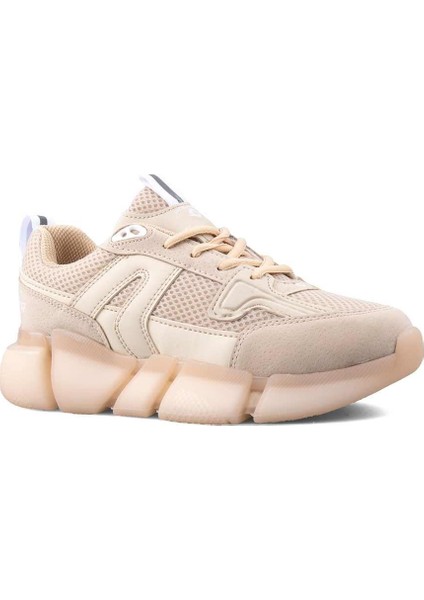 Kadın Ortopedik Tabanlı File Detaylı Sneaker Spor Ayakkabı