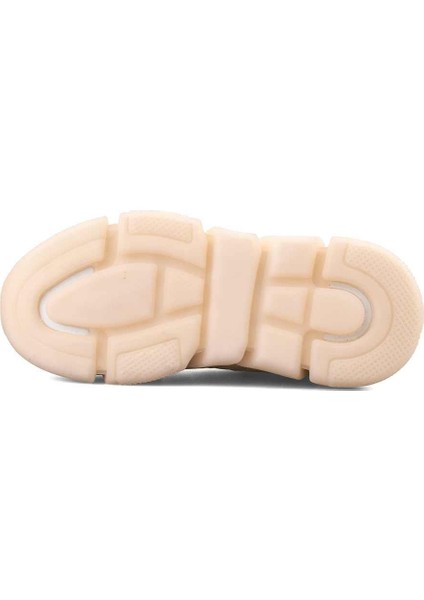 Kadın Ortopedik Tabanlı File Detaylı Sneaker Spor Ayakkabı modelleri