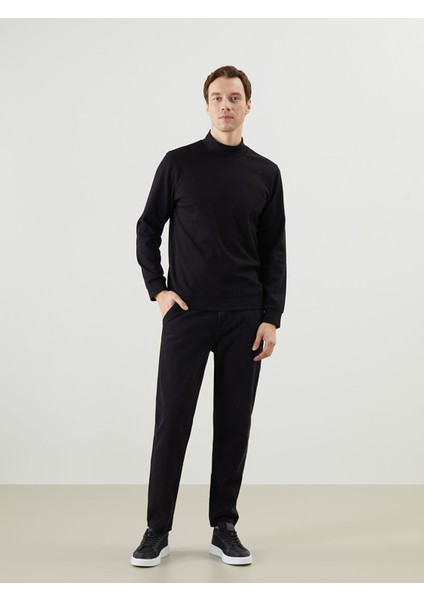 Yeni Sezon Dik Yaka Erkek Sweatshirt modelleri