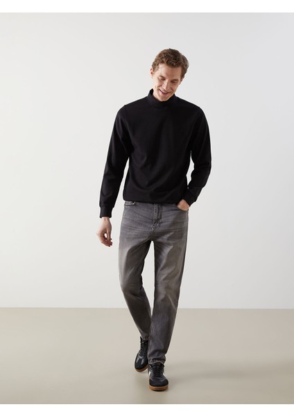 Yeni Sezon Dik Yaka Erkek Sweatshirt fırsatları