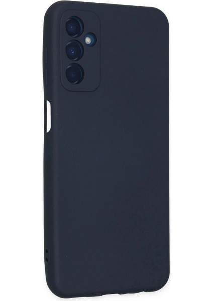 Samsung Galaxy M23 Kılıf Nano Içi Kadife Silikon - Lacivert modelleri