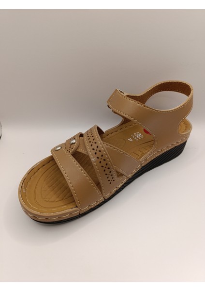 Günlük Kadın Cırt Bantlı Sandalet Yumuşak Rahat Ortopedik fiyatları
