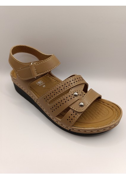 Günlük Kadın Cırt Bantlı Sandalet Yumuşak Rahat Ortopedik modelleri