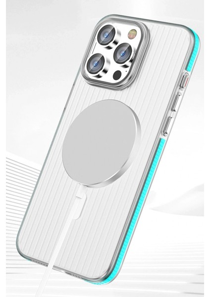 Ieg iPhone 15 Pro Max Line Magsafe Kapak - Gri indirimleri