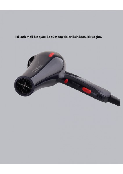 Ieg® 2200 Watt Profesyonel Saç Kurutma Makinesi Ac Motorlu Yüksek Performanslı fırsatları