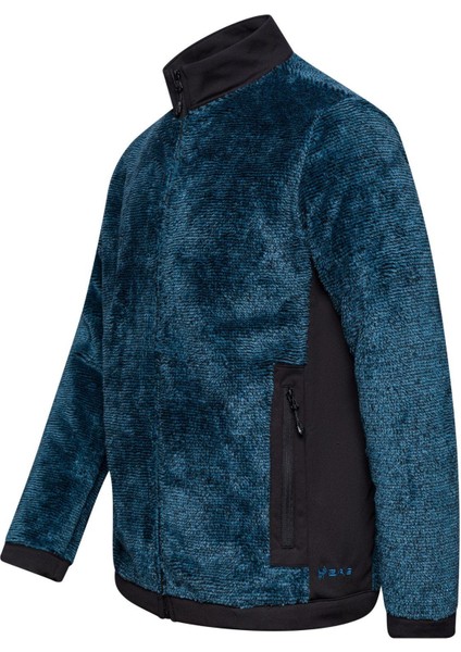 San Diago Erkek Tam Fermuarlı Çizgili Polar Lacivert fiyatları