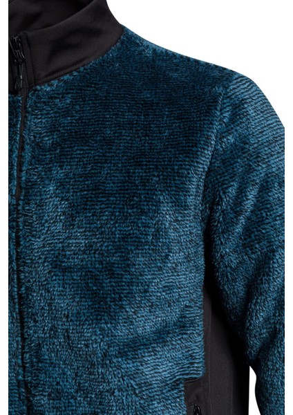 San Diago Erkek Tam Fermuarlı Çizgili Polar Lacivert fırsatları