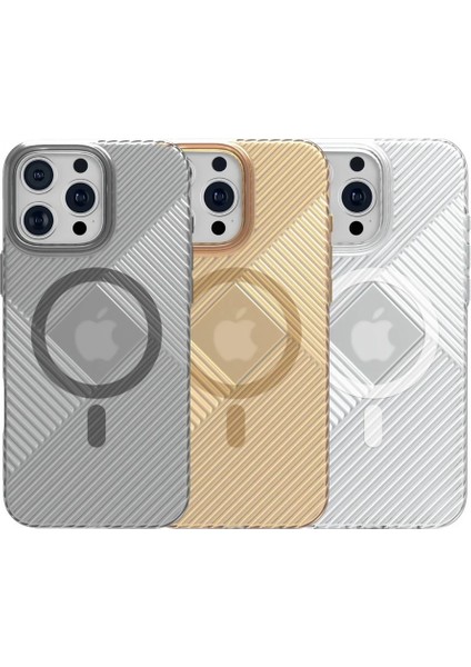 Ieg iPhone 15 Pro Max Stella Pc Sert Magsafe Kılıf - Şeffaf modelleri