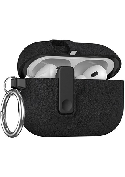 Airpods Pro 3. Nesil ile Uyumlu Airpods Kılıf Telefon Standlı Anahatar Kilitli Kılıf