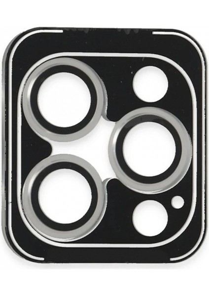 Ieg iPhone 16 Pro Max Pvd Metal Kamera Lens - Gümüş