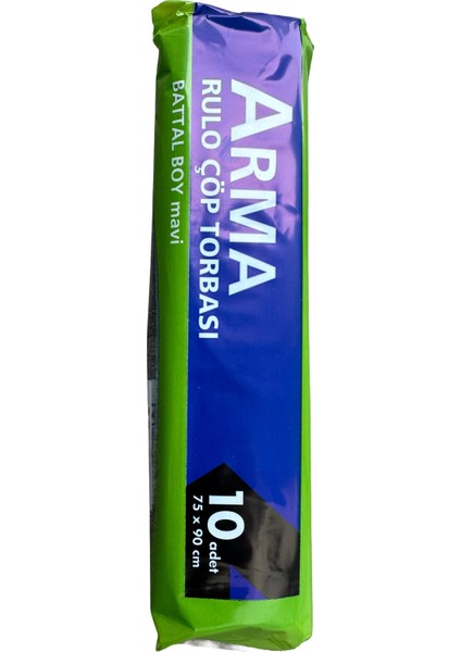 Battal Boy 70 Lt. Mavi Çöp Torbası Poşeti - 75 x 90 cm / 10 Adetlik 3 Rulo fiyatları