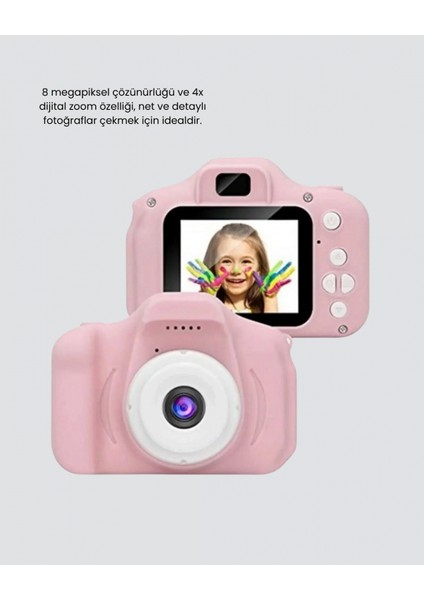 - Pembe Mini 1080P Hd Çocuk Kamera – 8mp, Video Kaydı,tf Kart Destekli fırsatları
