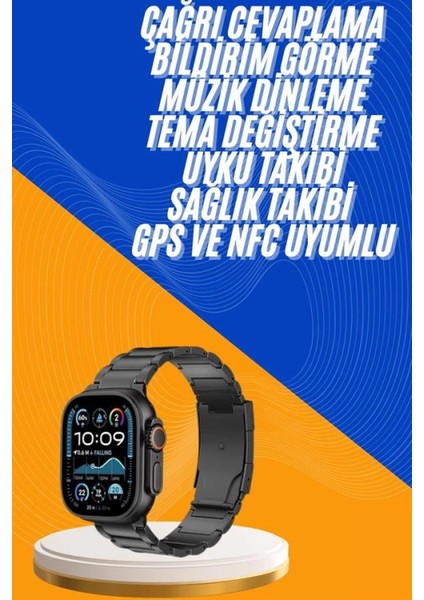 Akıllı Saat 3 Kordonlu Waterproof Adımsayar, Titreşim ve Gps Özelliği