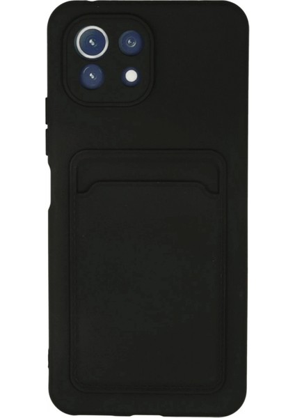 Ieg Xiaomi Mi 11 Kılıf Kelvin Kartvizitli Silikon - Siyah